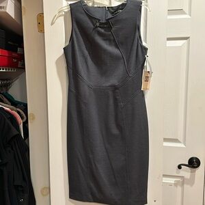 New Ivanka Trump sleeveless gray dress